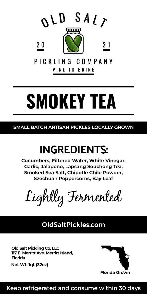 Smokey Tea Pickles